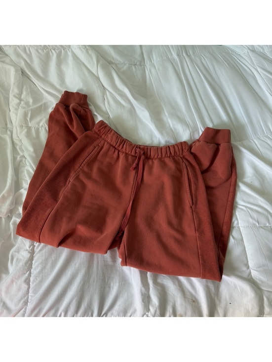 aerie Pants - aerie burnt orange sweatpants joggers small